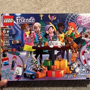 Pieces from Legos friends Advent Calendar